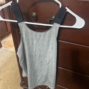 Nike Gray Tank Top with Black Straps